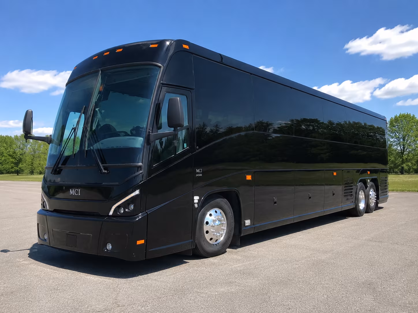 gaithersburg bus rental service area