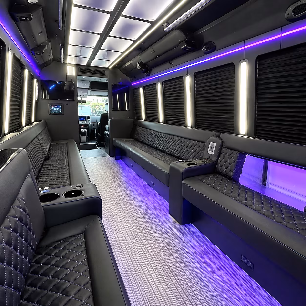 gaithersburg party bus rentals inside