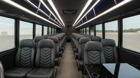 gaithersburg 15 passenger minibus inside