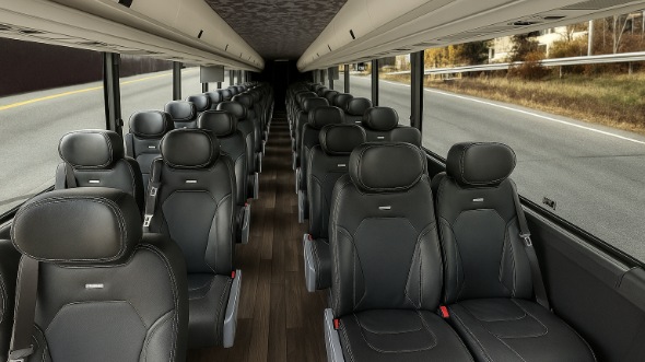 gaithersburg 18 passenger minibus inside