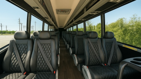 gaithersburg 20 passenger minibus inside