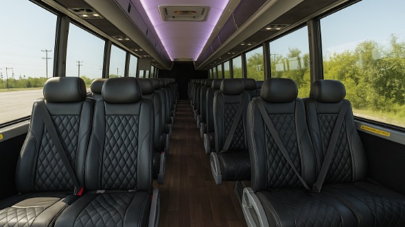 gaithersburg 25 passenger minibus inside