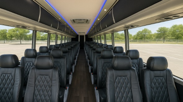 gaithersburg 56 passenger charter bus rental